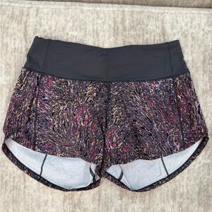 lululemon athletica speed up Black and Pink Athletic Shorts